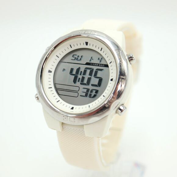 Relic by Fossil White Digital Watch 42mm Alarm Chrono Silicone w New Battery - Picture 1 of 16